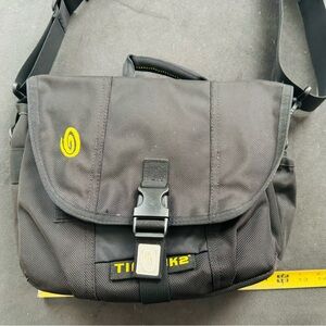 Classic Timbuk2 original black messenger bag.